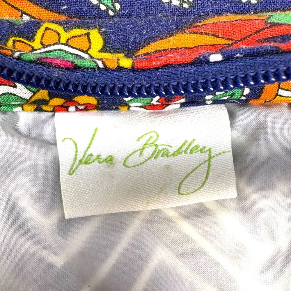 Vera Bradley Hanging Travel Organizer Venetian Paisley Blue Orange Fuscia Pockts
